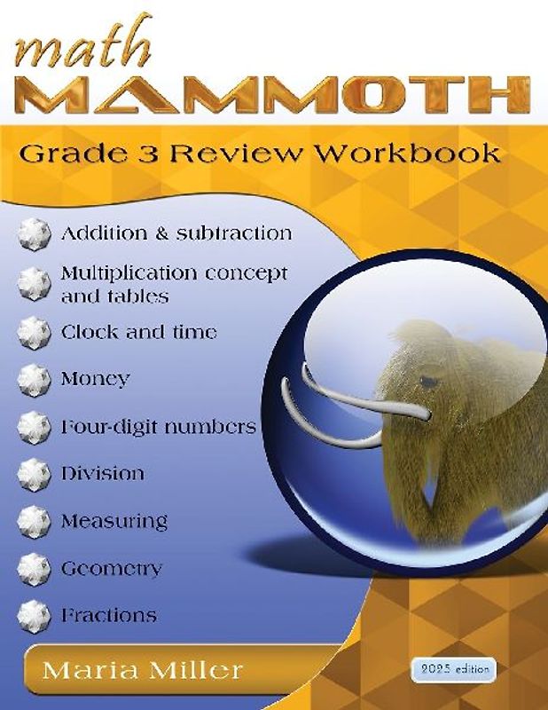 Math Mammoth Grade 3 Review Workbook
