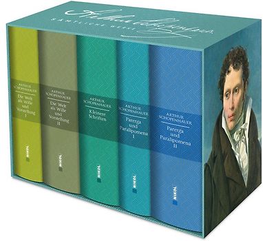 Schopenhauer: Sämtliche Werke in fünf Bänden im Schuber