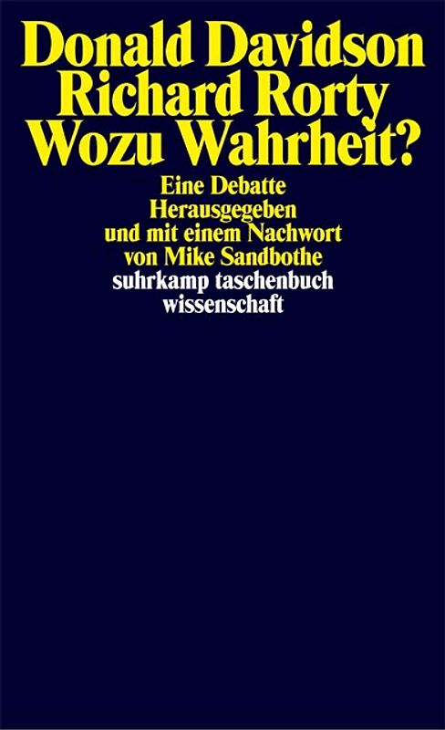 Wozu Wahrheit?