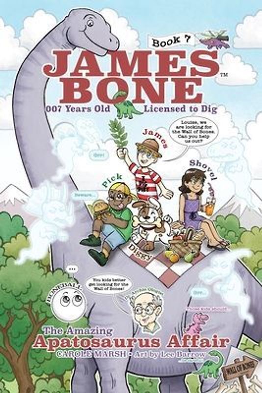 The Amazing Apatosaurus Affair: James Bone Graphic Novel #7