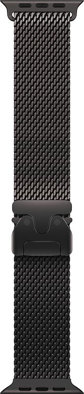 Apple Watch 44/45/46/49 mm Bracelet Milanais en titane Small noir