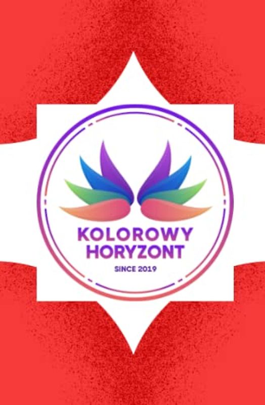 My Red Notebook Kolorowy Horyzont: Simple Composition Notebook/Journal/Writing Pad/Logbook/Diary