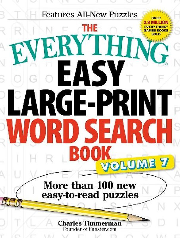 The Everything Easy Large-Print Word Search Book, Volume 7
