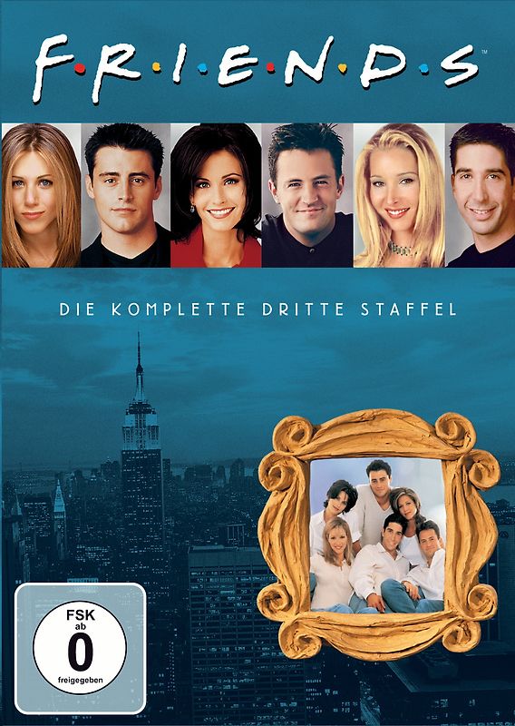 Friends - Die komplette dritte Staffel [4 DVDs] DVD