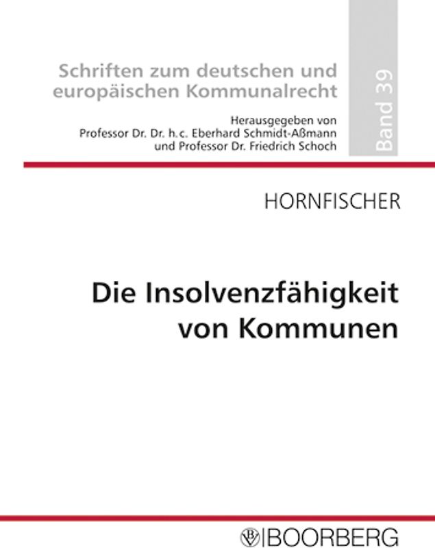 Die Insolvenzfähigkeit von Kommunen