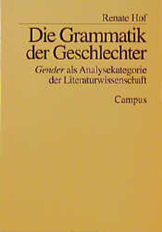 Die Grammatik der Geschlechter