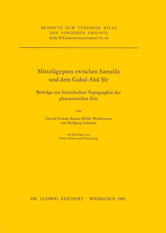 Mittelägypten zwischen Samalut und dem Gabal Abu Sir