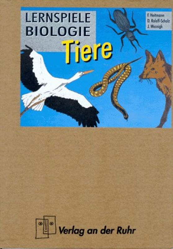 Lernspiele Biologie. Tiere