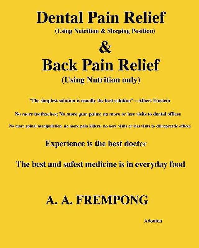 Dental Pain Relief & Back Pain Relief