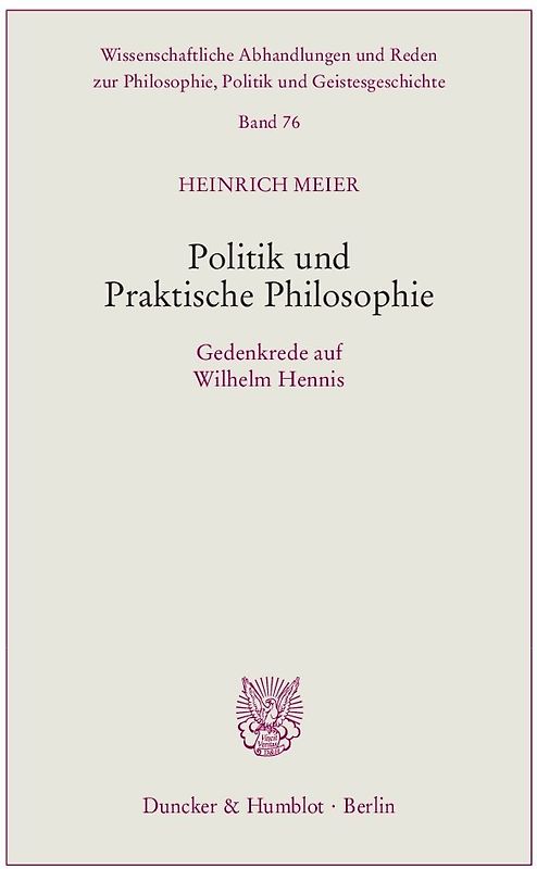 Politik und Praktische Philosophie.