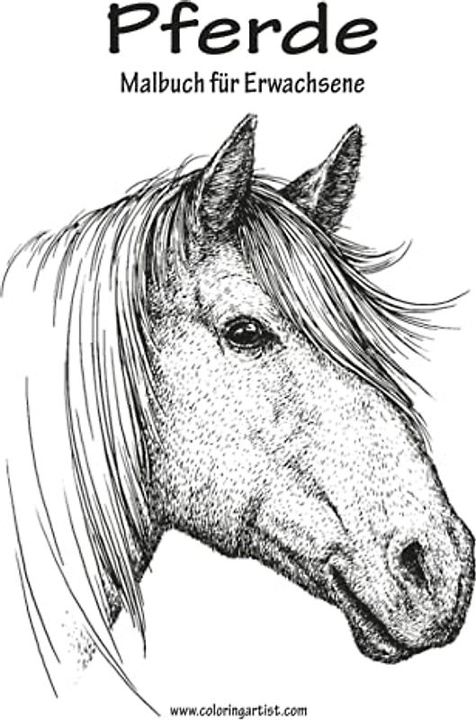 Pferdemalbuch für Erwachsene 1