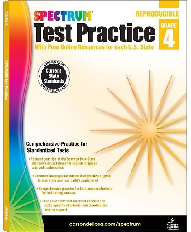 Spectrum Test Practice, Grade 4