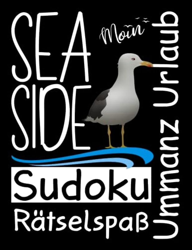 Ummanz Urlaub Sea Side Sudoku Rätselspaß: Ummanz 200 Sudoku Rätsel Sudoku Buch Erwachsene