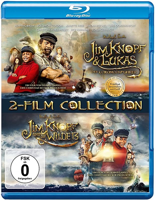 Jim Knopf & Lukas der Lokomotivführer + Jim Knopf und die Wilde 13 [2 Discs] Blu-ray Disc