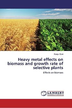 Heavy metal effects on biomass and growth rate of selective plants