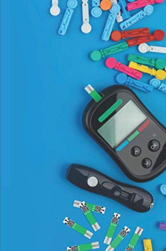 Blutzucker Tagebuch: für Diabetiker zur täglichen Messung von Blutdruck, Blutzucker, Insulin ♦ handliches 6x9 Format ♦ Motiv: Diabetes 2
