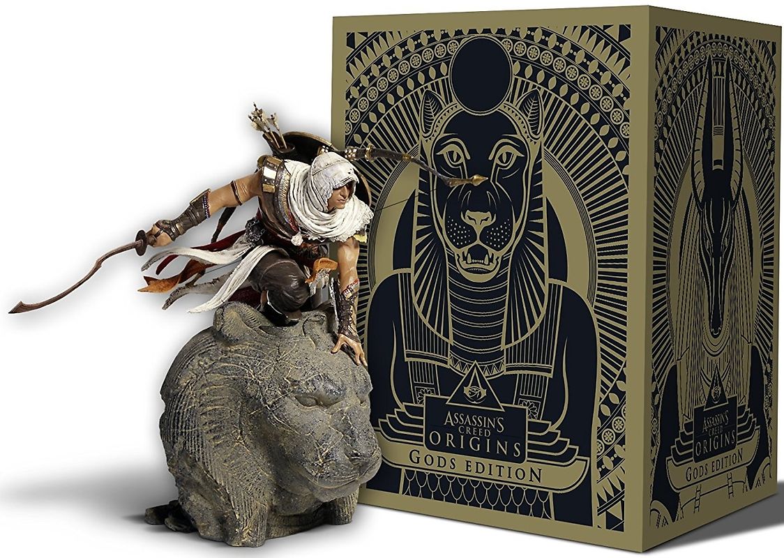 Assassin's Creed Origins [Gods Collector's Edition inkl. Bayek, Artbook, Weltkarte, Soundtrack] Xbox One