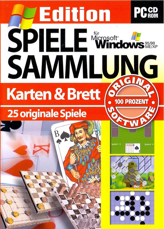 Spielesammlung: Karten & Brett - 25 originale Spiele PC Spiele
