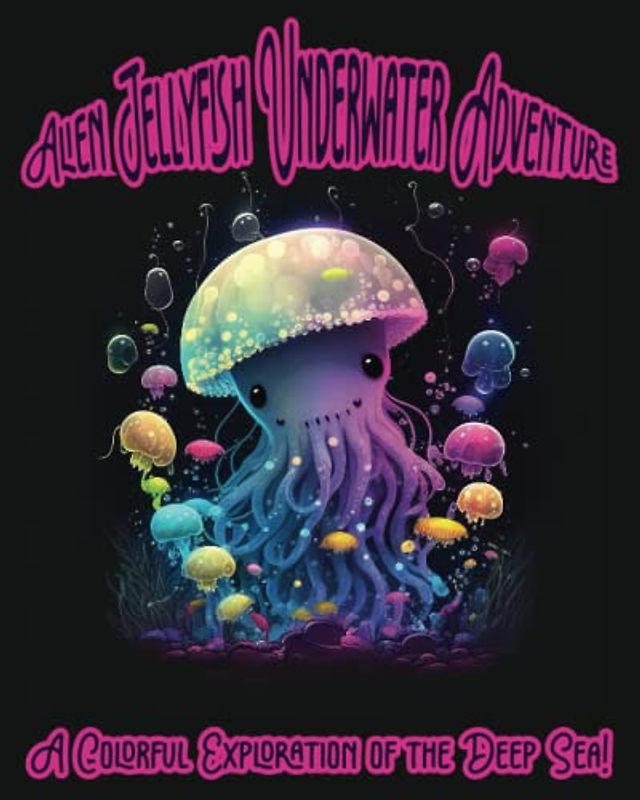 Alien Jellyfish Underwater Adventure: A Colorful Exploration of the Deep Sea!
