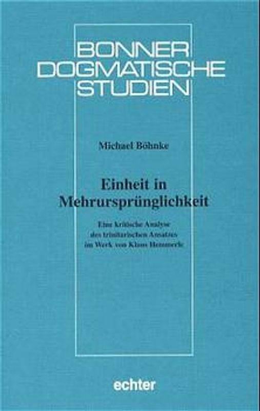 Einheit in Mehrursprünglichkeit