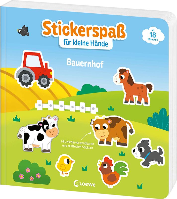 Stickerspaß für kleine Hände - Bauernhof