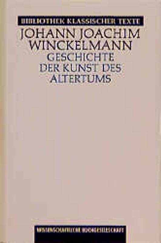 Geschichte der Kunst des Altertums