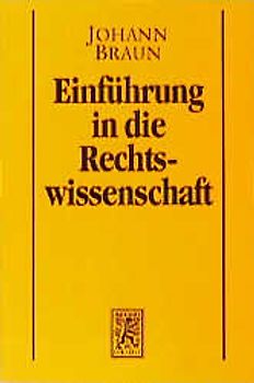 Einführung in die Rechtswissenschaft