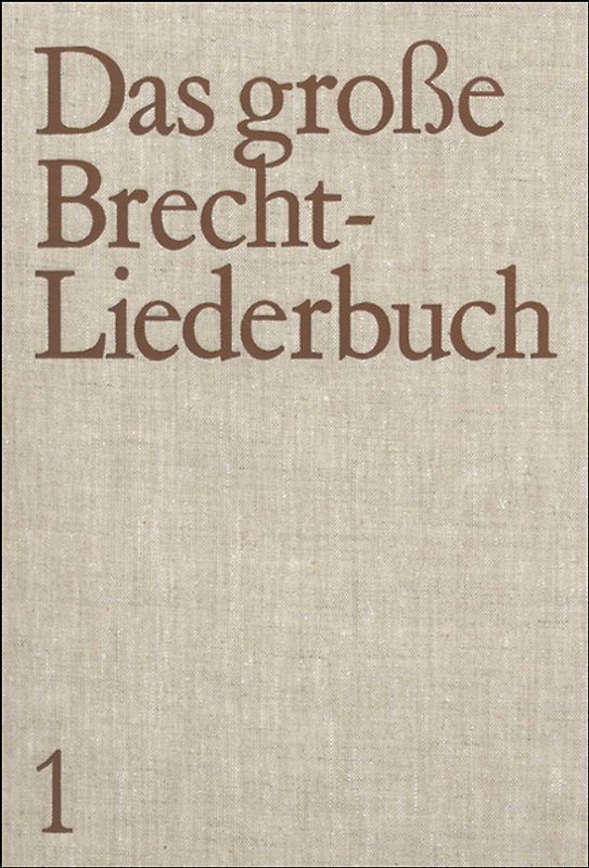 Das große Brecht-Liederbuch