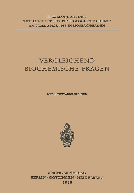 Vergleichende Biochemische Fragen