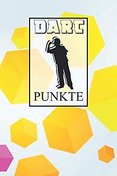Dart Punkte: Spielblock um deine Punkte zu notieren | mit Dart Outs | Training oder Turnier | Crickets | 301, 501, 701 | Scorer Book