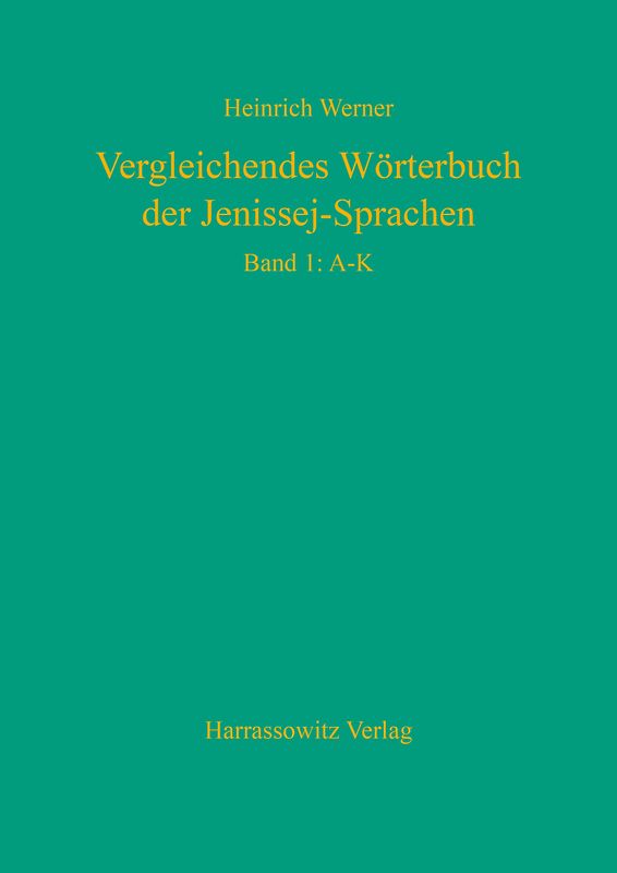 Vergleichendes Wörterbuch der Jenissej-Sprachen