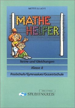 Mathe Helfer "Terme und Gleichungen". Klasse 8, mit Lösungsheft
