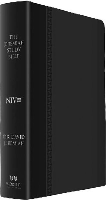 The Jeremiah Study Bible, Niv: (Black W/ Burnished Edges) Leatherluxe(r)