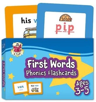 First Words Phonics Flashcards for Ages 3-5