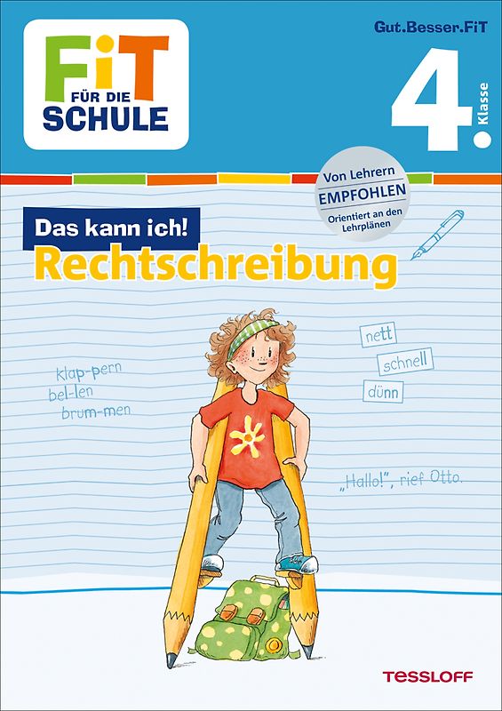 FiT FÜR DIE SCHULE: Das kann ich! Rechtschreibung 4. Klasse