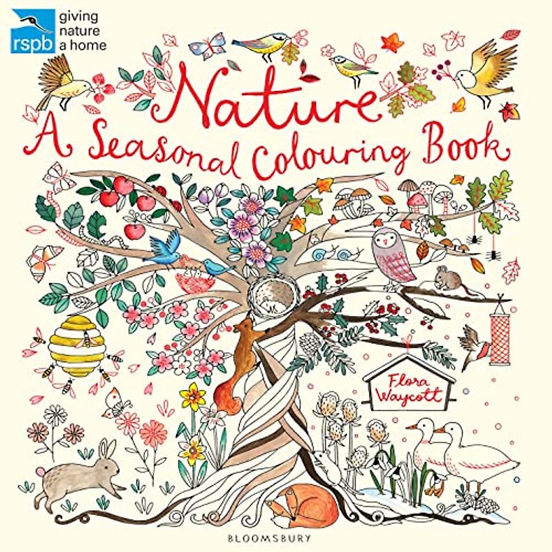 RSPB Nature: A Seasonal Colouring Book