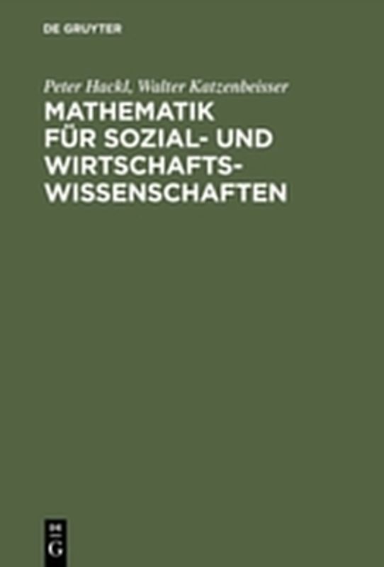 Mathematik für Sozial- und Wirtschaftswissenschaften