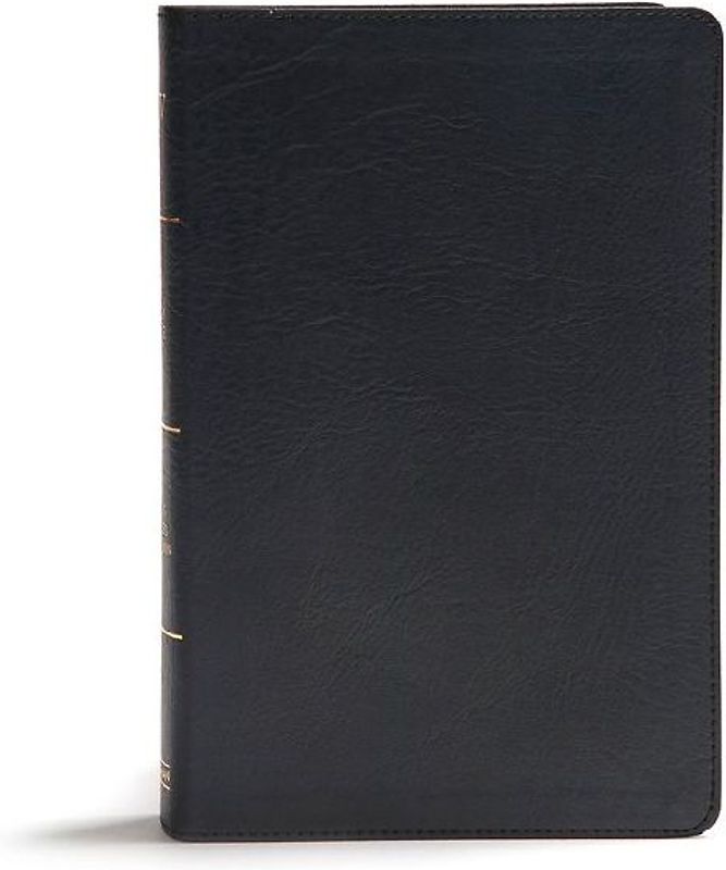 KJV Giant Print Reference Bible, Black Leathertouch