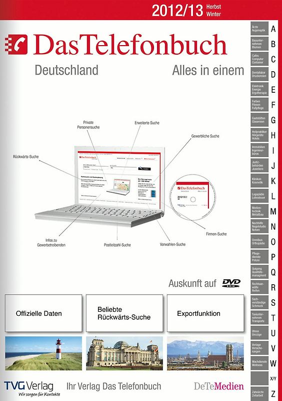Das Telefonbuch für Deutschland - Herbst/Winter 2012/13 MacOS