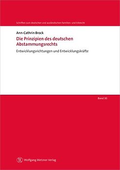 Die Prinzipien des deutschen Abstammungsrechts