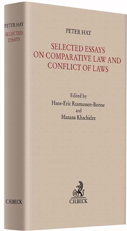 Selected Essays on Comparative Law and Conflict of Laws