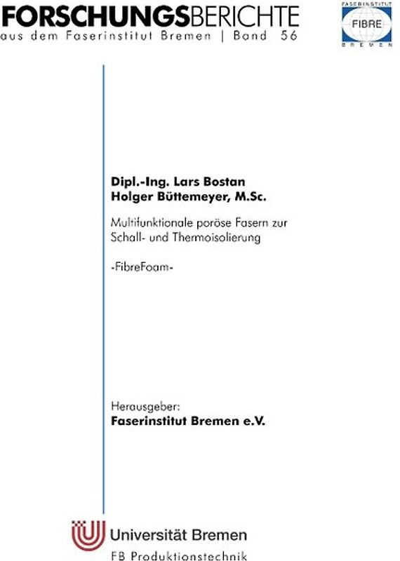 Multifunktionale poröse Fasern zur Schall- und Thermoisolierung