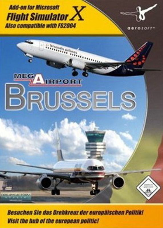 MS FS 2004/FSX AddON: Mega Airport Brussels PC Spiele