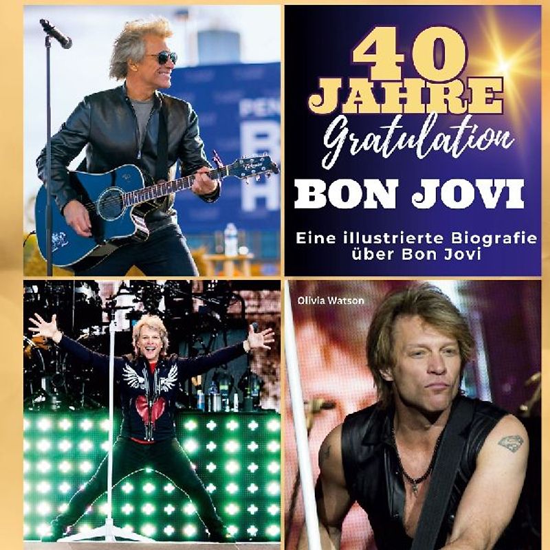 Ein illustrierte Biografie <br>  über <br> Bon Jovi