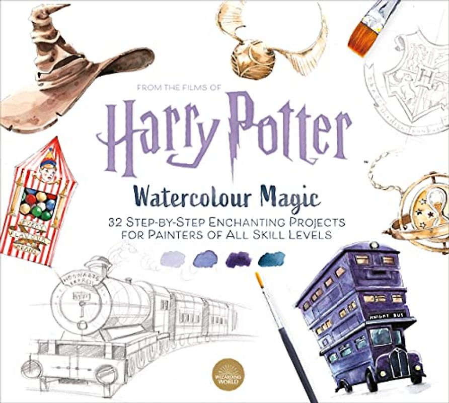 Harry Potter Watercolour Magic: 32 step-by-step enchanting projects