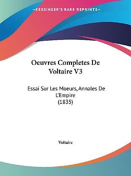 Oeuvres Completes De Voltaire V3
