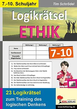 Logikrätsel Ethik Klasse 7-10