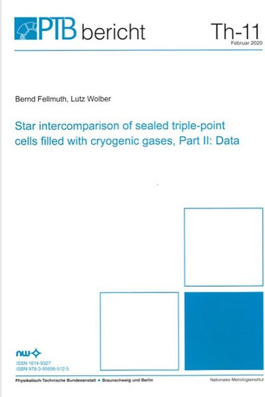Star intercomparison of sealed triple-point cells filled with cryogenic gases. Part II: Data