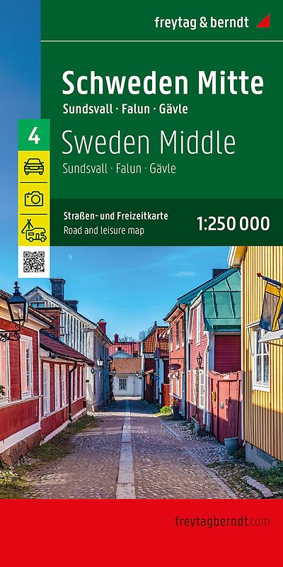 freytag & berndt Straßenkarte Schweden Mitte 1:250.000