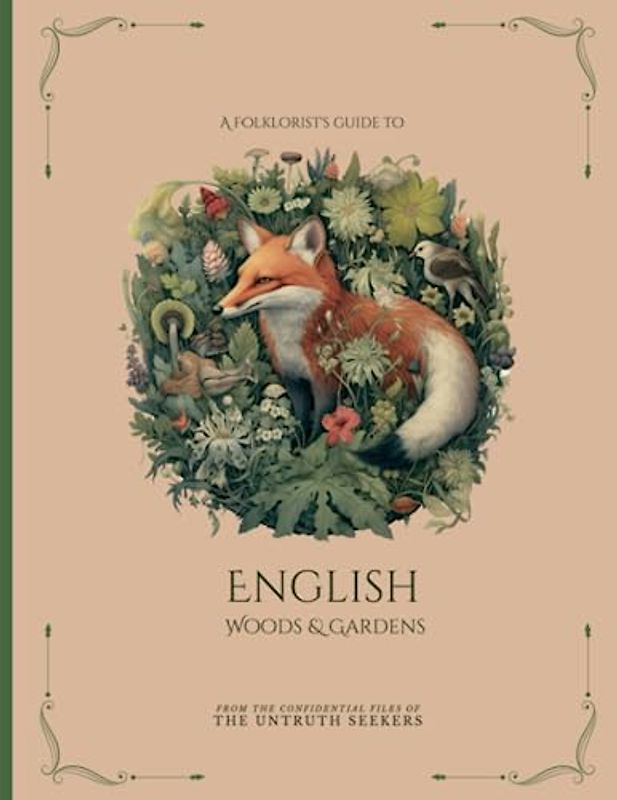 A Folklorist's Guide to English Woods & Gardens: colouring book